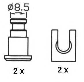 FERODO FSB133 Brake Shoe Set